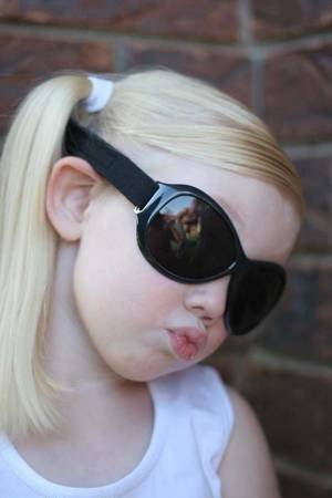 Okulary przeciwsłoneczne UV dzieci 2-5lat RETRO BANZ White
