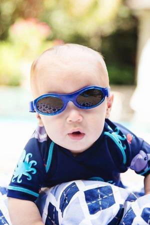 Okulary przeciwsłoneczne dzieci 2-5lat UV400 BANZ Green
