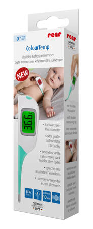 Termometr elektroniczny dla dzieci z miękką końcówką ColourTemp REER